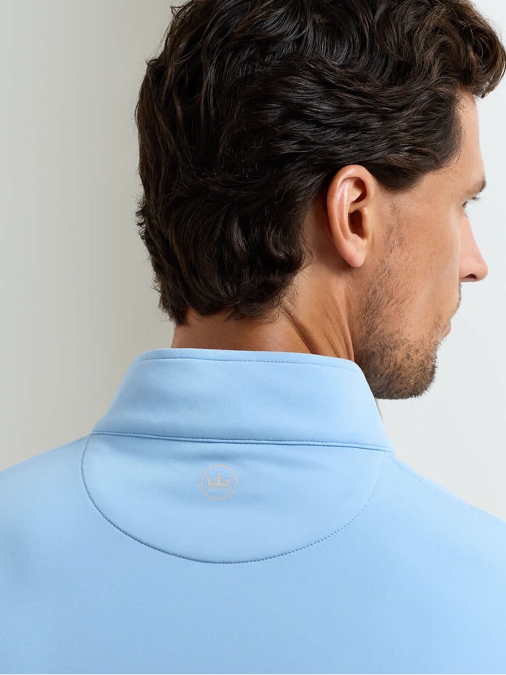 Peter Millar Valero Branded Quarter-Zip Pullover - Picture 4 of 10